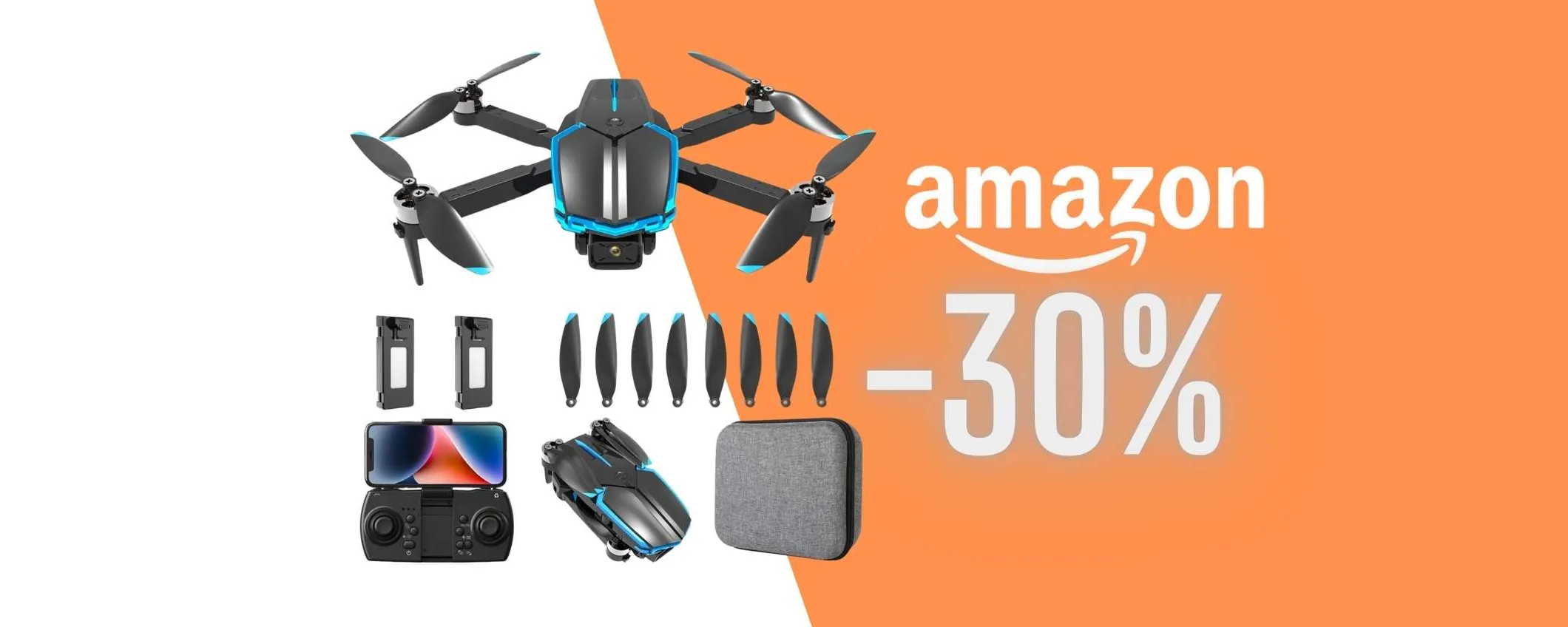 Drone con telecamera: il regalo perfetto è in SCONTO al 30%