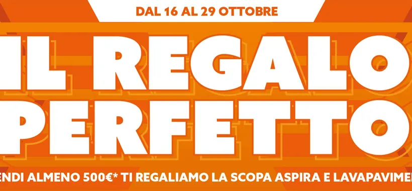 Volantino Expert, super regalo ai clienti dal valore di 199€ per festeggiare l'anniversario