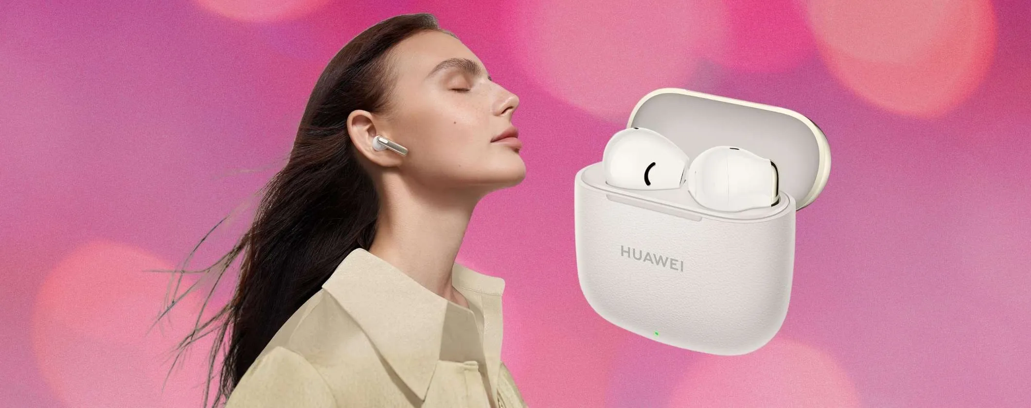 Chiamate limpide e musica potente con le HUAWEI FreeBuds SE 3 a soli 31€