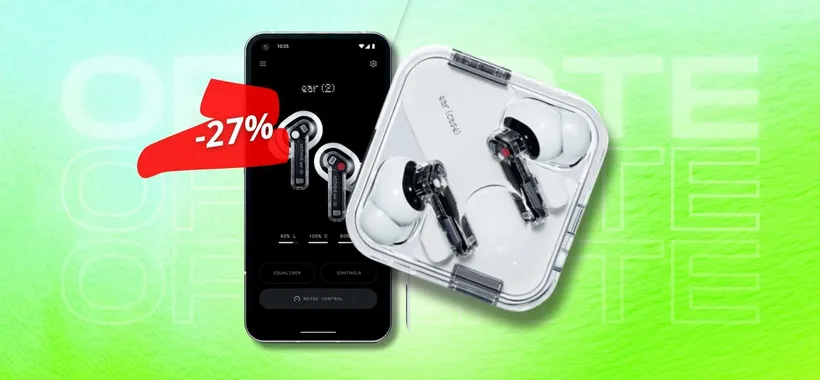 Nothing Ear (2) per auricolari ACN e ricarica rapida in 10 minuti