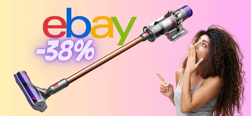 Dyson Cyclone V10 Absolute al 38% è un VERO AFFARE (eBay)