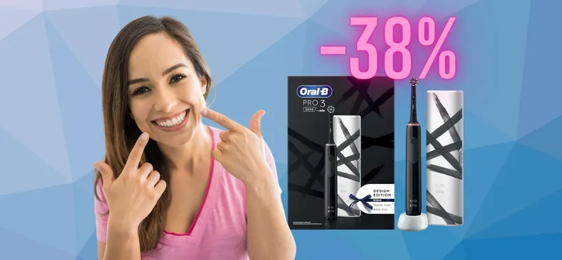 Oral-B Pro 3 con custodia da viaggio edizione design a un prezzo speciale