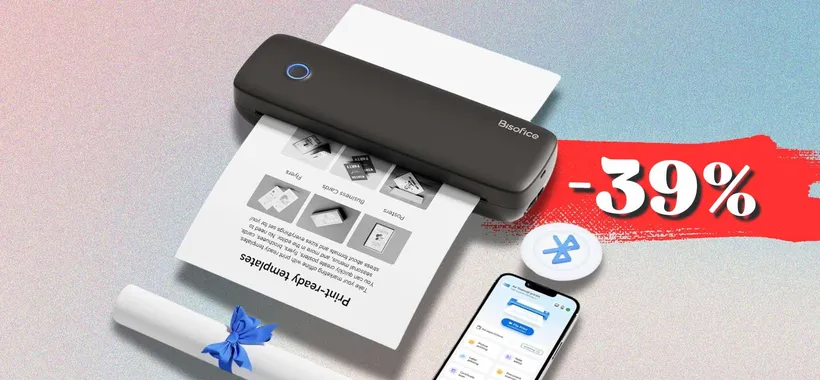 Stampante SENZA inchiostro: è TERMICA e portatile, super innovativa