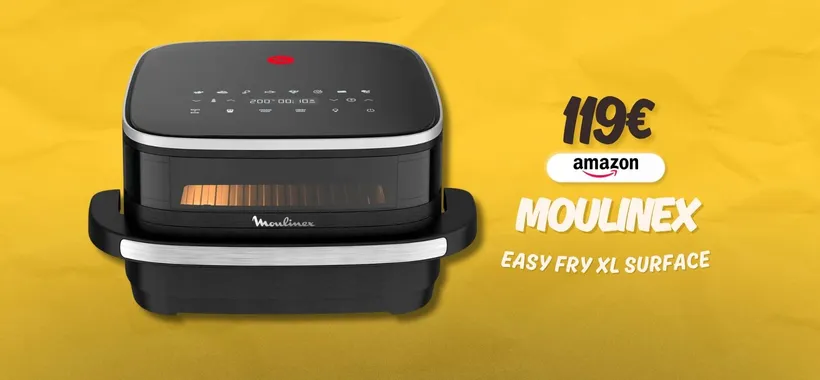 Questa Moulinex Easy Fry ti fa mangiare gustoso ma sano (prezzo FRITTO)