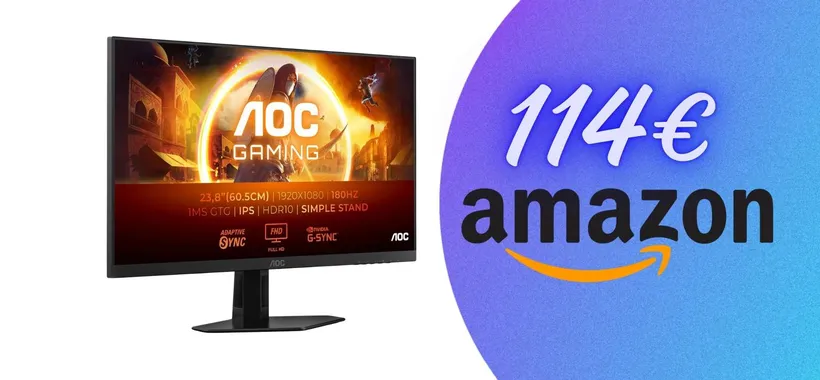 AOC Gaming: monitor da 24 pollici e 180 Hz per un upgrade da Gamer