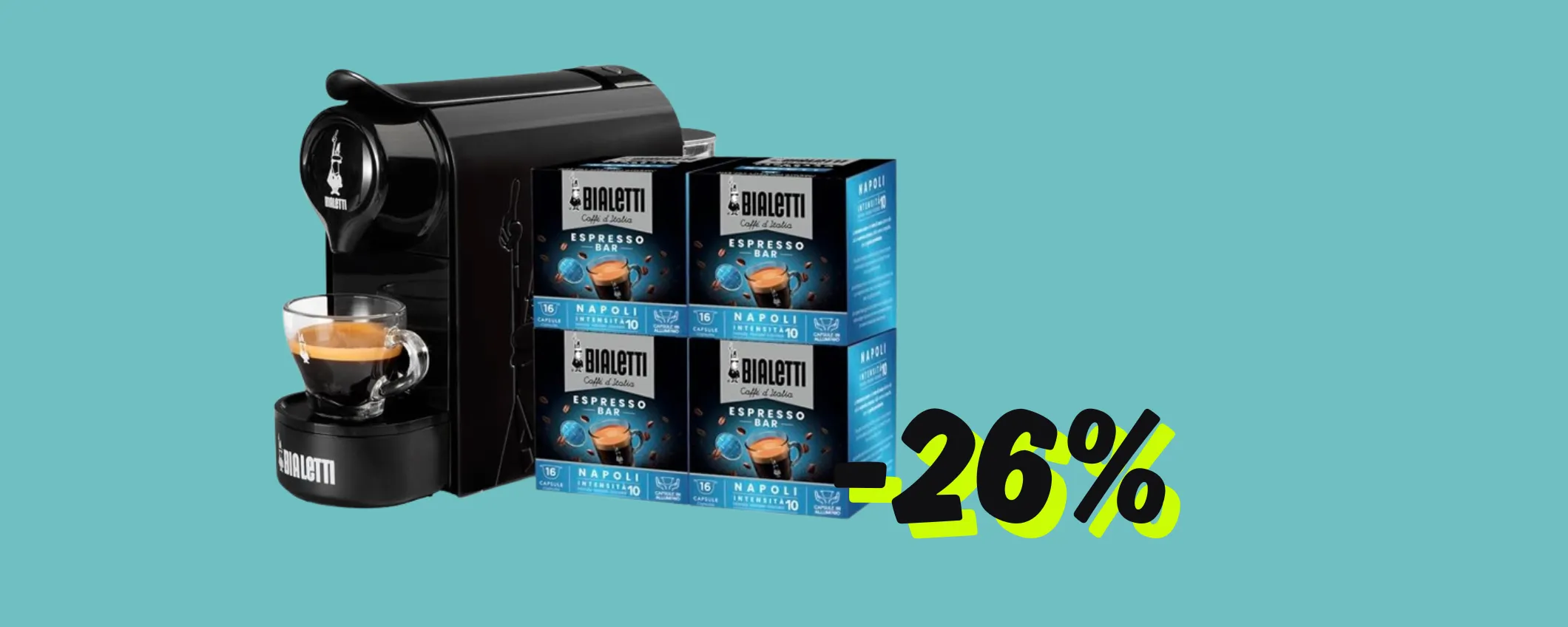 Bialetti Gioia: Offerta Prime Day sulla macchina caffè a capsule