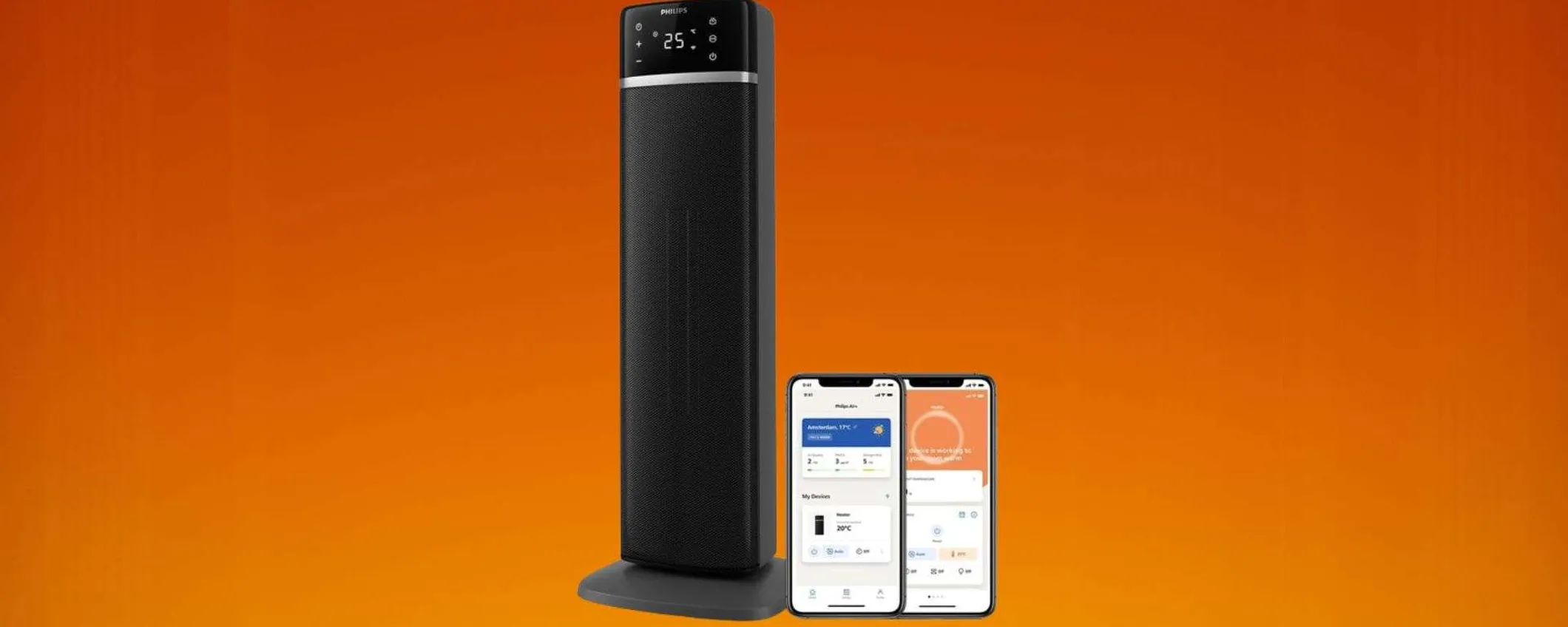Termoventilatore Philips 5000 in offerta: l'IA ti fa risparmiare sulla bolletta