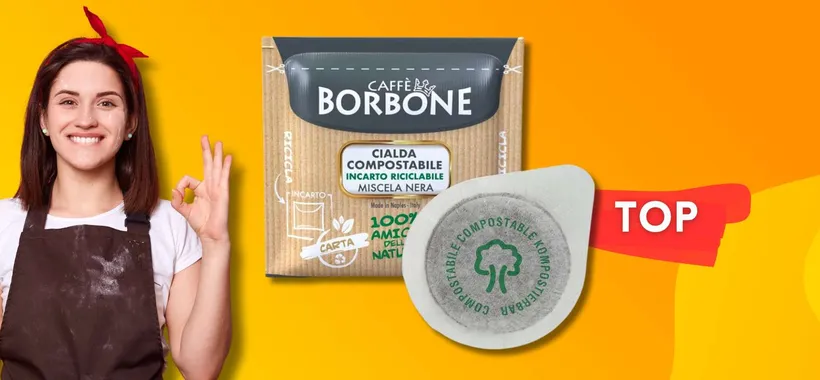 Caffè Borbone miscela NERA: 150 cialde ESE a soli 0,15€ ciascuna
