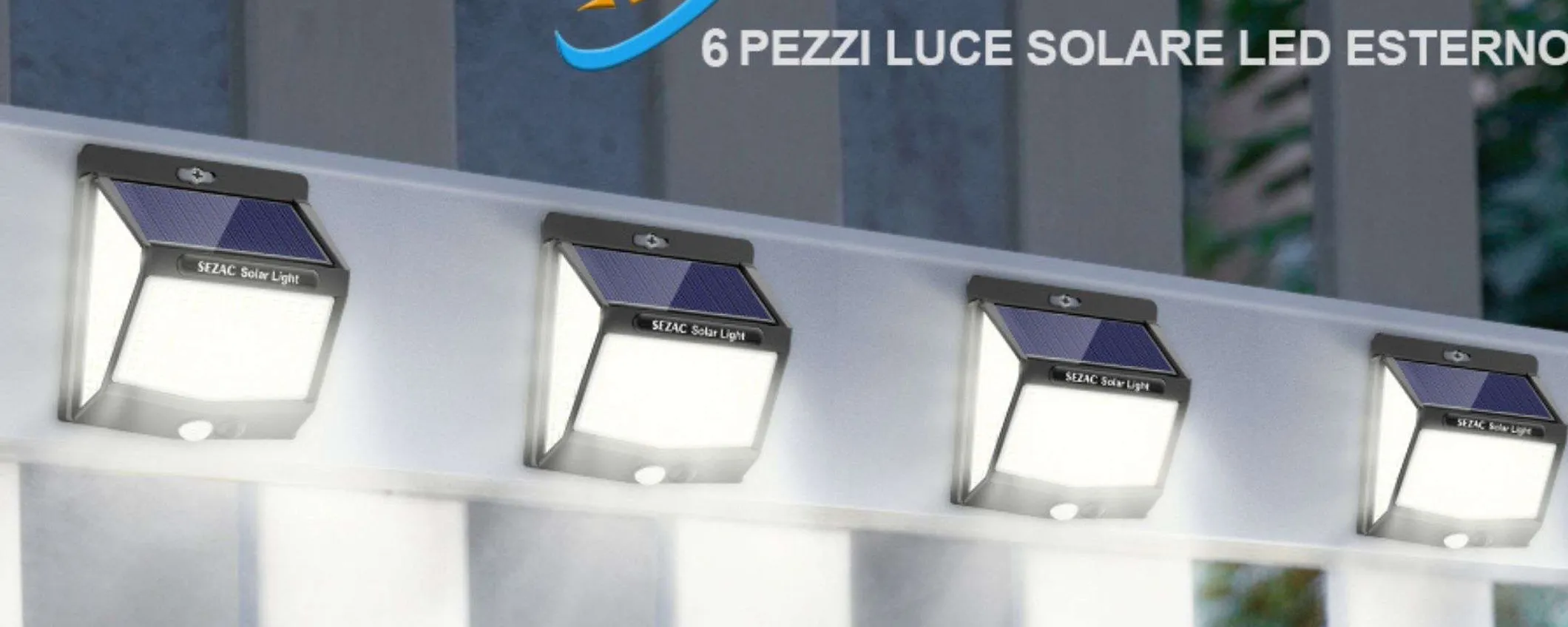 Meno di 6€ per un faro solare top: illumina completamente GRATIS