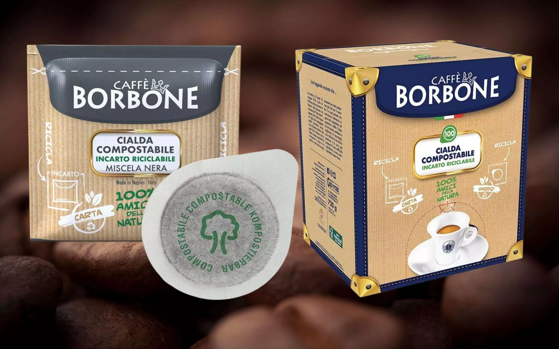 Borbone caffè BUONO: cialde miscela Nera (compostabili) a 0,15€ su