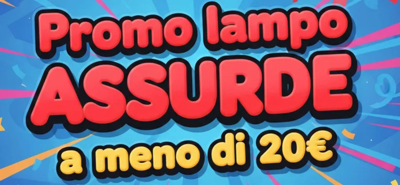 Amazon, promo lampo ASSURDE per il 17/10: offerte WOW a meno di 20€
