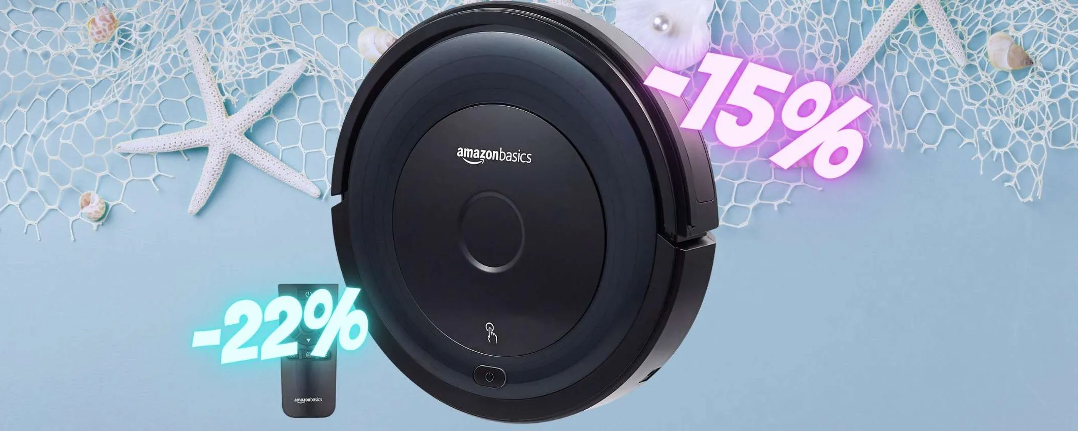 Robot aspirapolvere con 90€: il regalo te lo fa Amazon ORA