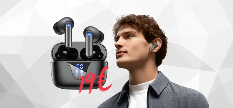 Auricolari Bluetooth comodi, leggeri e impermeabili su Amazon a 19€