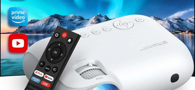 Proiettore 4K con Netflix pre-installato in SUPER OFFERTA su Amazon