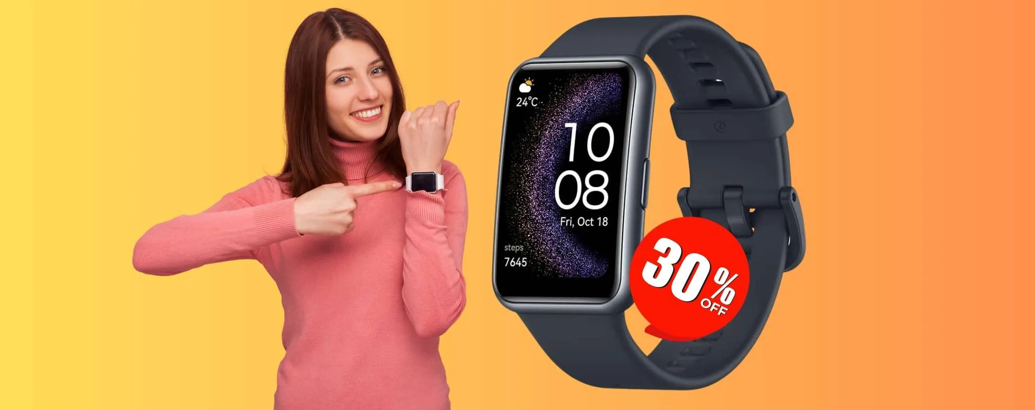 HUAWEI WATCH FIT SE: spesa minima, massima resa con sconto del 30%