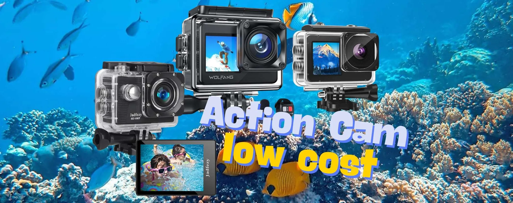 5 Action Cam a pochissimo per immortalare le tue avventure in vacanza