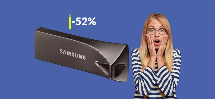 Chiavetta USB 128GB Samsung ad un prezzo imbattibile: solo 21€