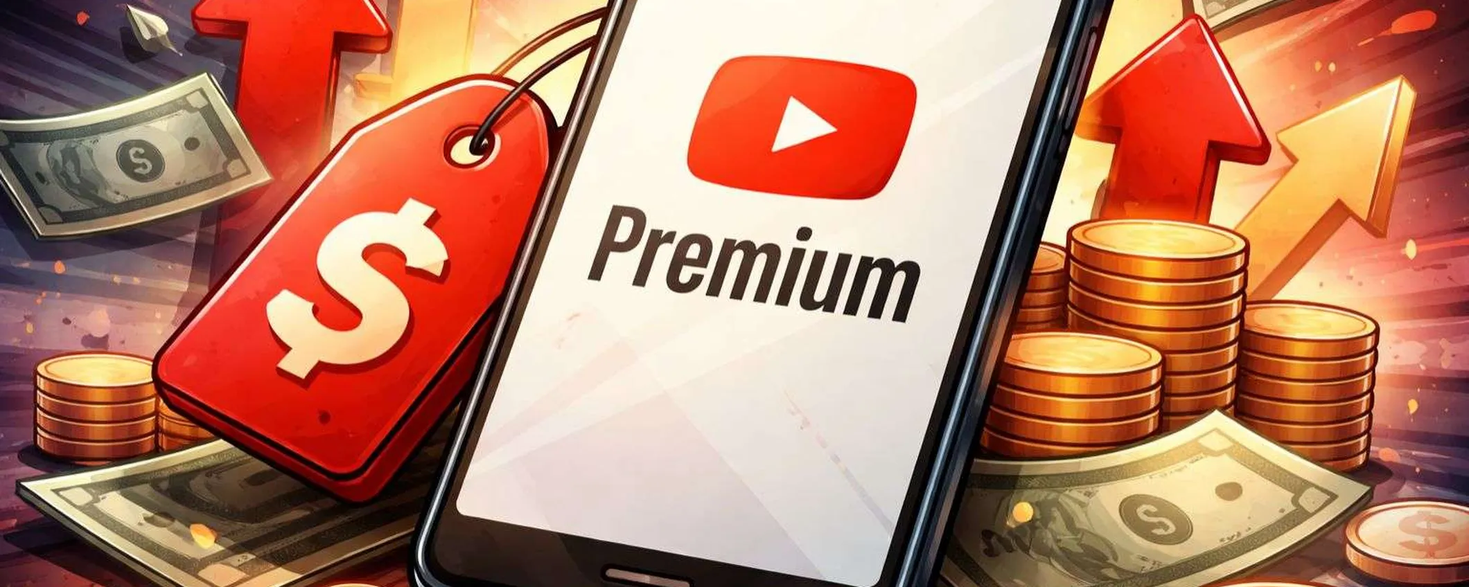 YouTube Premium aumenta ancora, utenti scoprono tutto via email