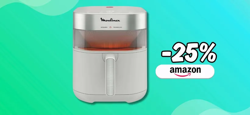 Moulinex Easy Fry Infrared è la nuova frontiera con cottura a infrarossi