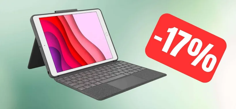 Logitech Combo Touch: cover tastiera per iPad in offerta su Amazon