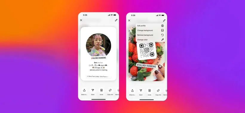 Instagram, ecco Profile card: sono come dei biglietti da visita, ma virtuali