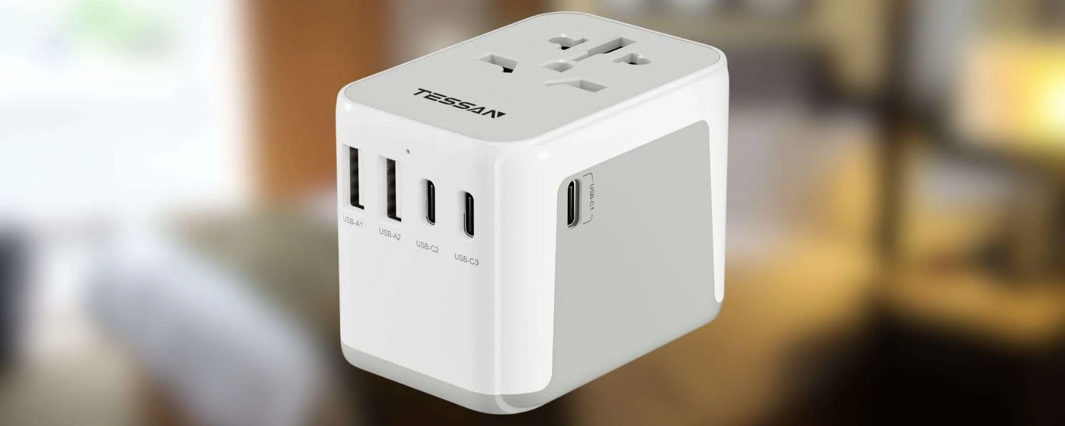 Adattatore universale da viaggio, perfetto per qualsiasi paese, in SCONTO su Amazon