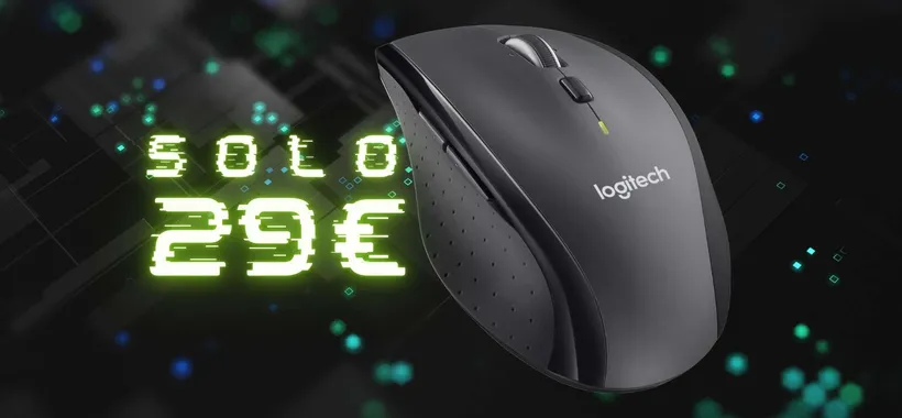 Logitech M705: mouse wireless con 5 pulsanti programmabili (29€)
