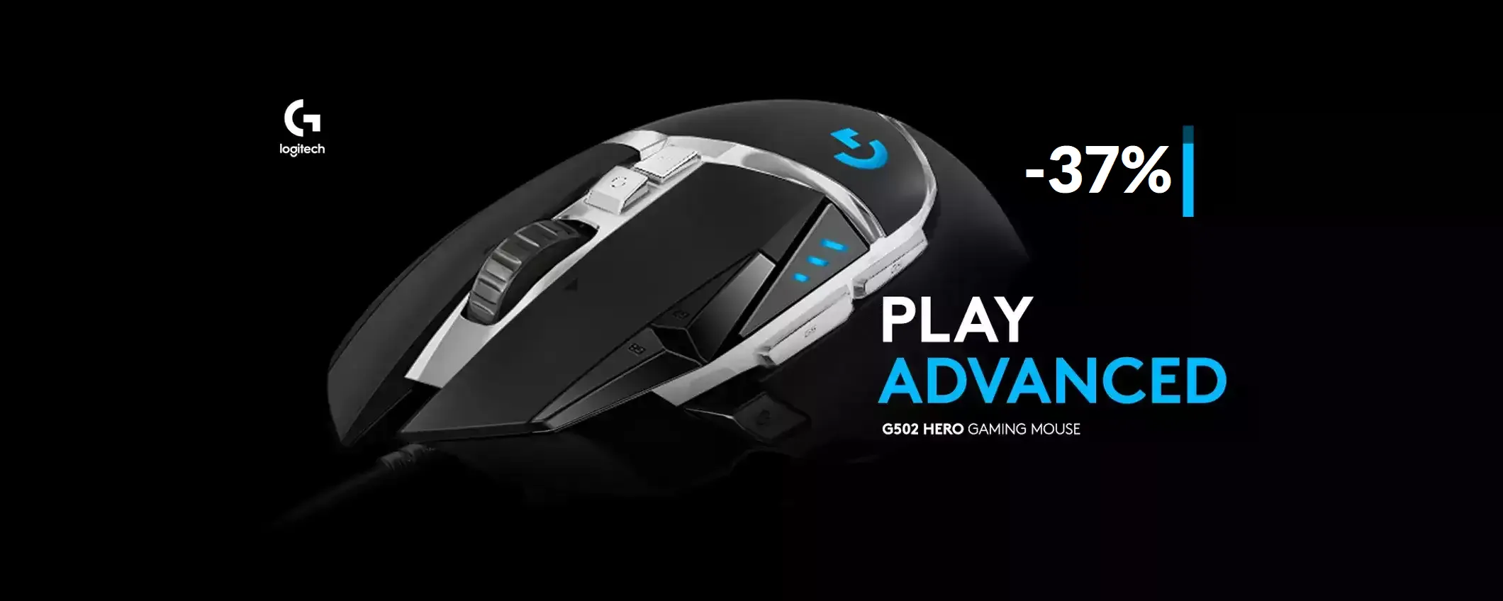 Mouse Logitech veloce e SUPER preciso: il peso lo scegli tu (60€)