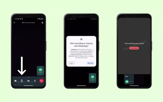 WhatsApp: potrete condividere lo schermo durante le videochiamate