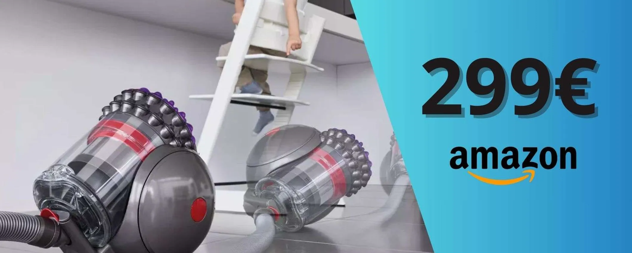 Dyson Big Ball Parquet 2 a SOLI 299€: il re degli aspirapolveri con il 25% di sconto