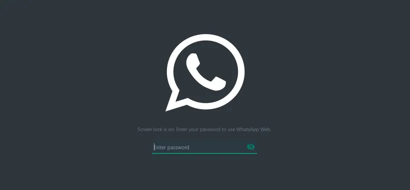WhatsApp Web: è ora disponibile il blocco schermo con password
