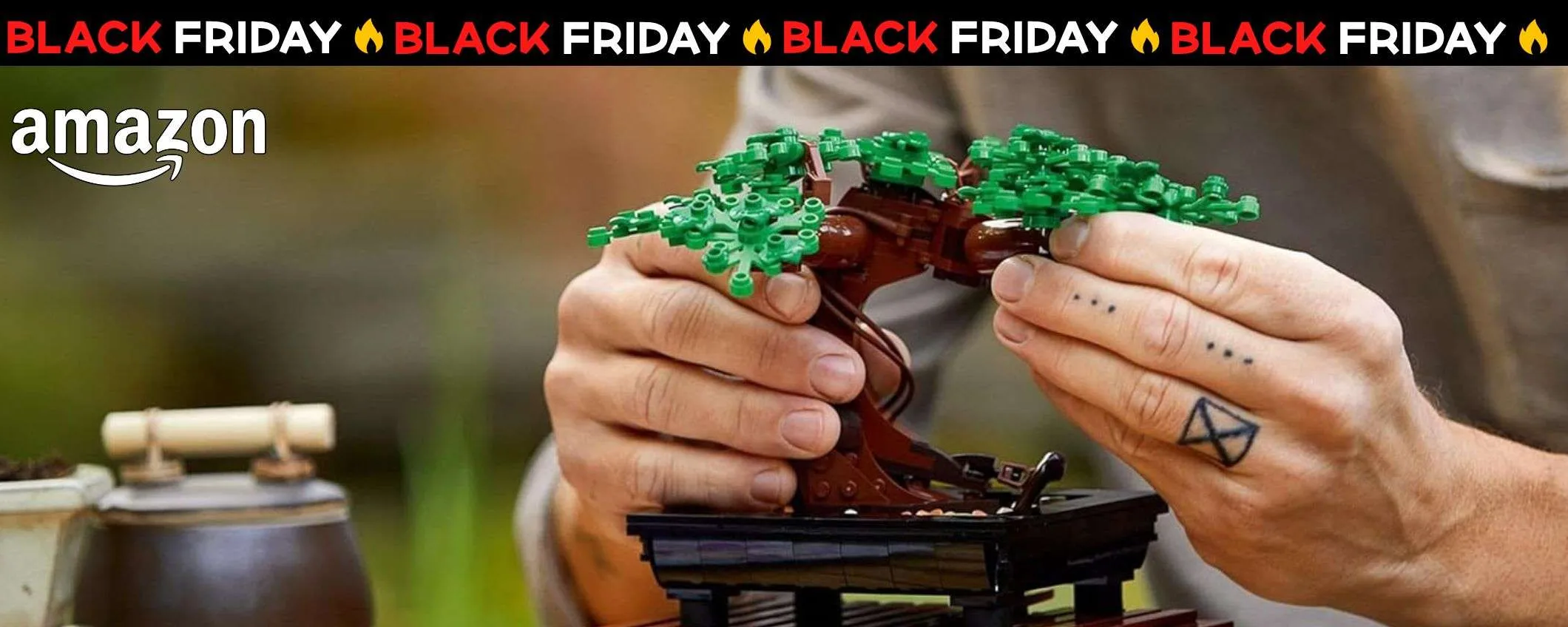 Il LEGO Albero Bonsai scende sotto i 30€: sconto FOLLE del 42%