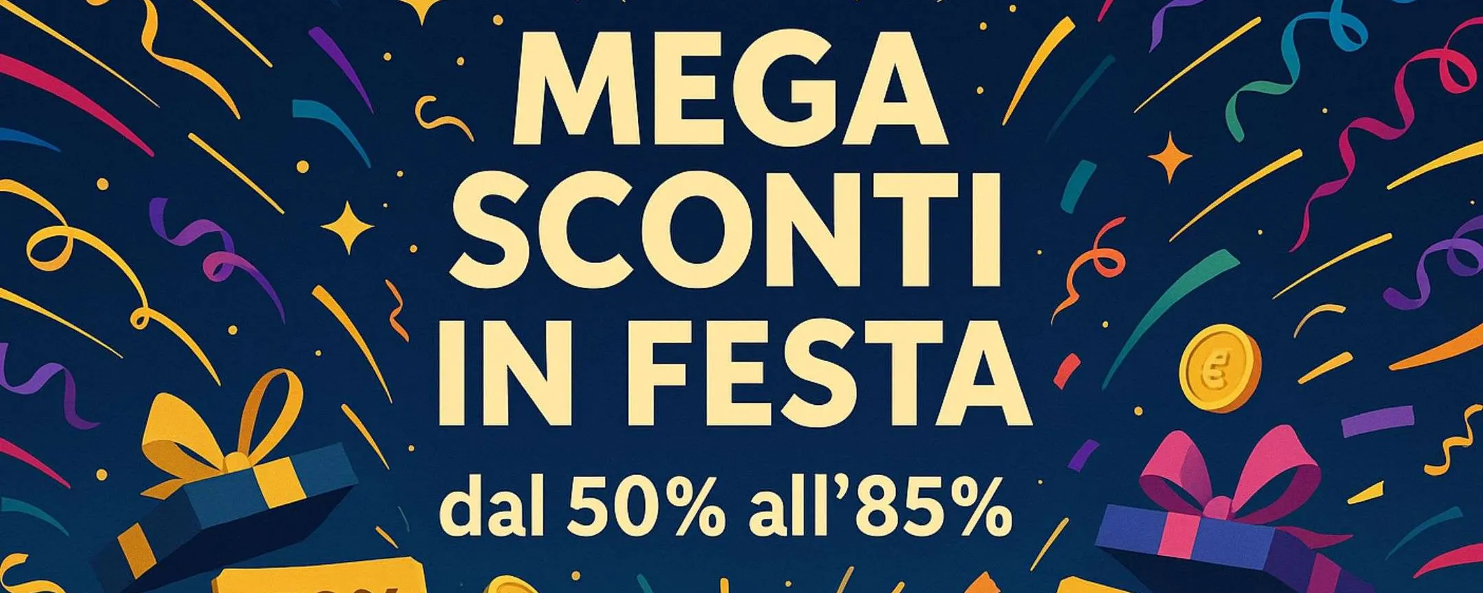 Amazon in FESTA con i MEGA SCONTI: riduzioni di prezzo dal 50% all'85%