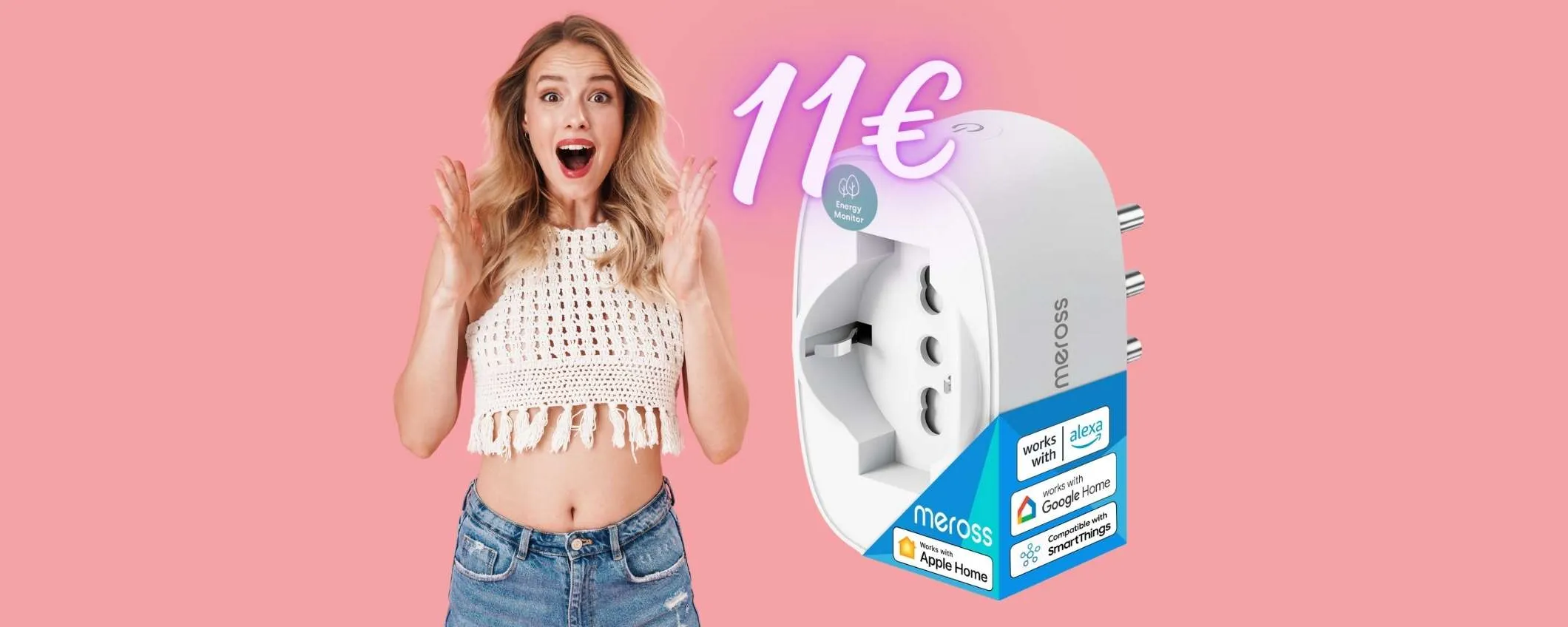 Presa WiFi Meross: COSTA POCO e rende tutto INTELLIGENTE, 11€ Amazon