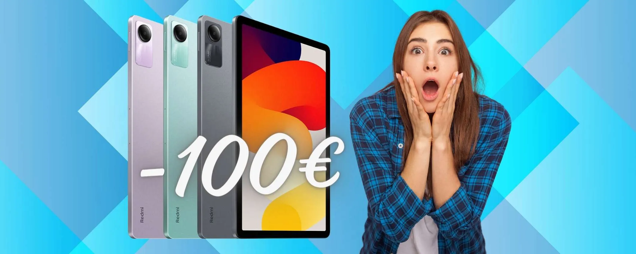 Xiaomi Redmi Pad SE (8/256GB) da 11 pollici a 100€ in MENO (eBay)