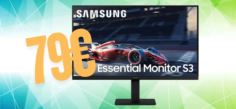 Monitor Samsung S30GD da 24" FHD con pannello IPS da 100 Hz (79€)
