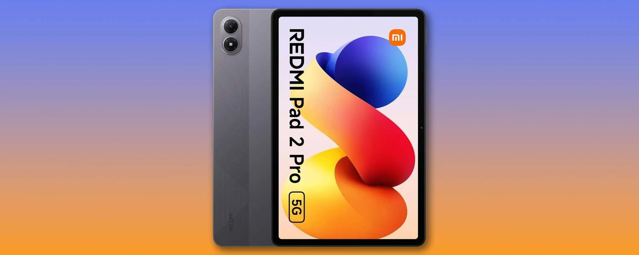 Doppio sconto per Redmi Pad 2 Pro 5G, tablet versatile dalla super batteria