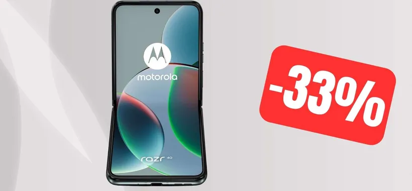 Motorola razr 40 con display OLED flessibile in SUPER OFFERTA (-33%)