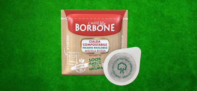 300 cialde caffè Borbone miscela rossa, offerta folle: prezzo da svendita totale