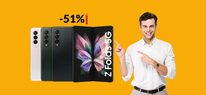 Samsung Galaxy Z Fold3 5G a meno di METÀ prezzo è FOLLIA