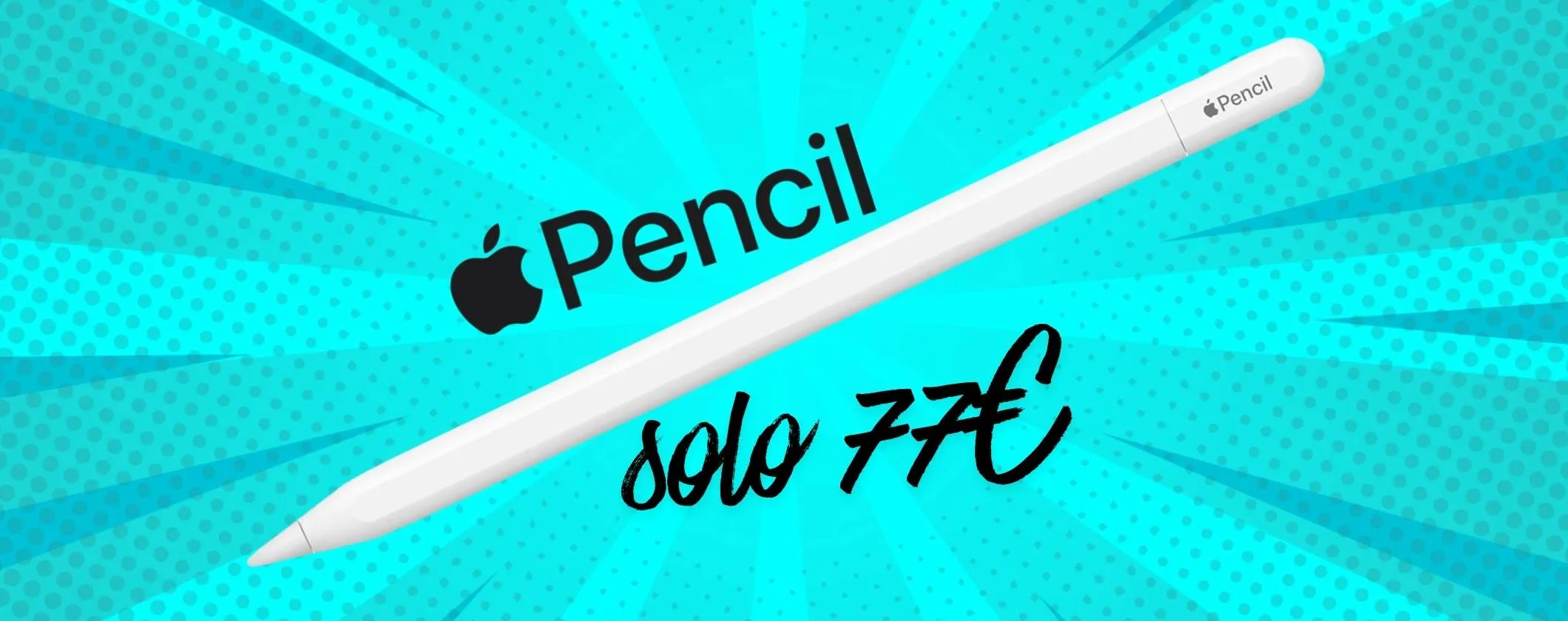 La mitica Apple Pencil (USB-C) a un prezzo fuori di testa su Amazon