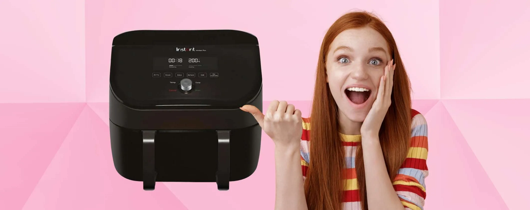 Friggitrice ad aria Instant Pot da 8,5L e doppio cestello in grande sconto (-43%)