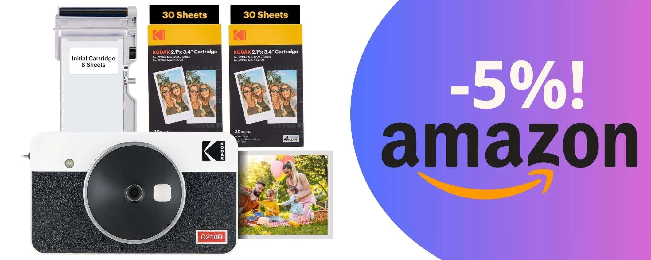 Stampa le tue foto in 10 secondi: la Kodak più amata è SVENDUTA a tempo limitato!