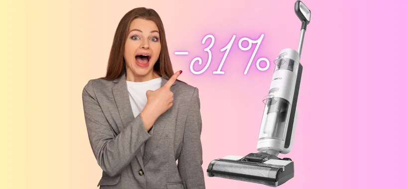 Tineco iFloor 3 Breeze Plus: aspira e lava i pavimenti in una passata (-31%)