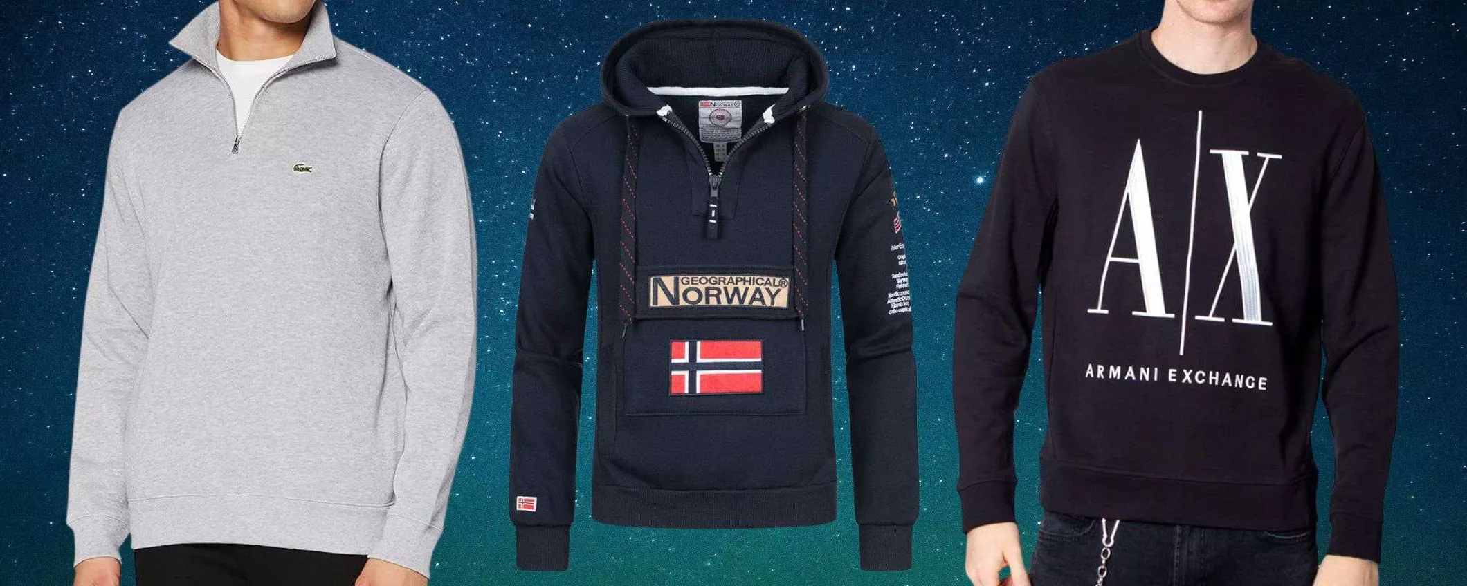 Sweatshirts from €20 on Amazon: big brands in absolute EMPTY this weekend