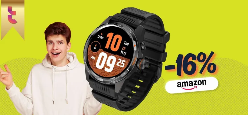 Ticwatch Atlas rileva se cadi e ti mette al sicuro, 90h di batteria