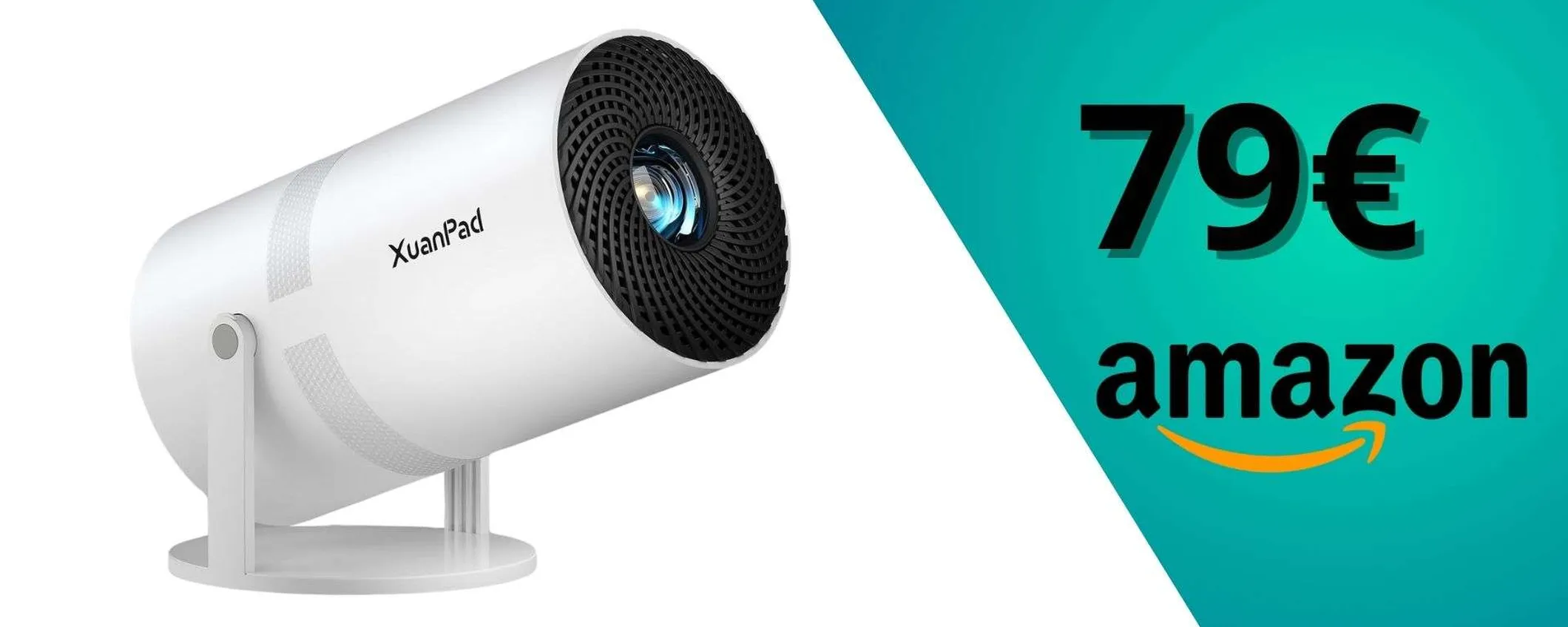 Xuanpad mini proiettore in offerta: qualità Full HD e WiFi 6 a prezzo scontato