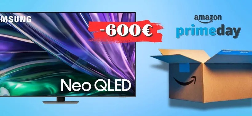 Samsung Neo QLED, smart TV da 55" ultra HD 4K con sconto 600€