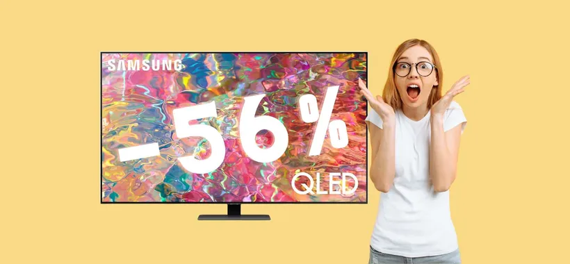 Samsung sgancia una BOMBA pazzesca: smart TV QLED da 50" al 56%