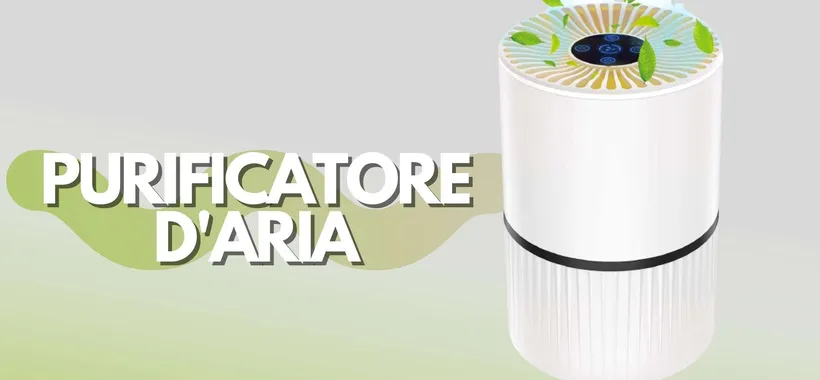 Purificatore d'aria a soli 30€ grazie a un doppio sconto